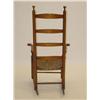 Image 2 : 19TH CENT. LADDERBACK ROCKING ARM CHAIR - MAP