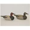 Image 1 : (2) MINIATURE CARVED & PAINTED DUCK DECOYS: P