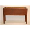 Image 2 : 19TH CENT. DOUGH BOX - PRIMITIVE PINE W/ SLAN