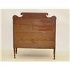 Image 2 : NEW ENGLAND SHERATON BOWFRONT CHEST - 4 DRAWE