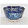 Image 2 : DARK BLUE HISTORICAL STAFFORDSHIRE WASTE BOWL