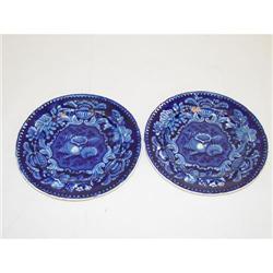 PR. 7 1/2" DARK BLUE STAFFORDSHIRE SHELL PATT