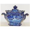 Image 2 : HISTORICAL DARK BLUE STAFFORDSHIRE CREAMER &