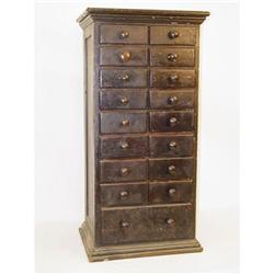 MULTI-DRAWER STORAGE CABINET - PINE W/ 16 SMA