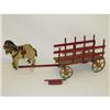 Image 2 : S.A. SMITH HORSE DRAWN CART TOY-19TH CENT. PO