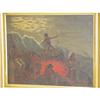 Image 2 : 19TH CENT. H. CLIFFORD OIL ON CANVAS OF AMERI