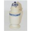 Image 1 : 4 3/8" BLUE LEEDS WARE SOFT PASTE PEPPER POT