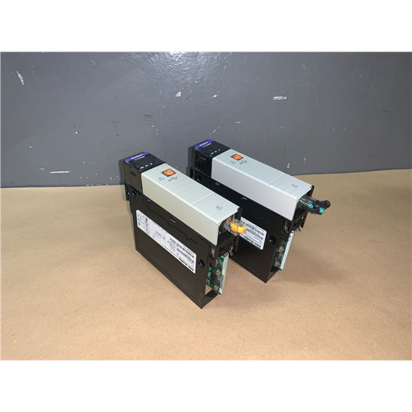 (2) - ALLEN BRADLEY 1756-EN2T CLXH-CAP ENET/IP MODULE -TP