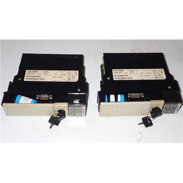 Lot of (2) Allen Bradley #1756-L62 & #1756-L61 Modules