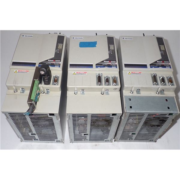 Lot of (3) Allen Bradley #2094-BM05-S Drives