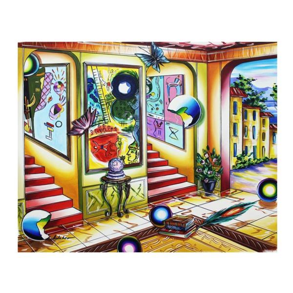 Alexander Astahov, "Vision Of The Masters" Hand Signed Original Oil on Canvas; C