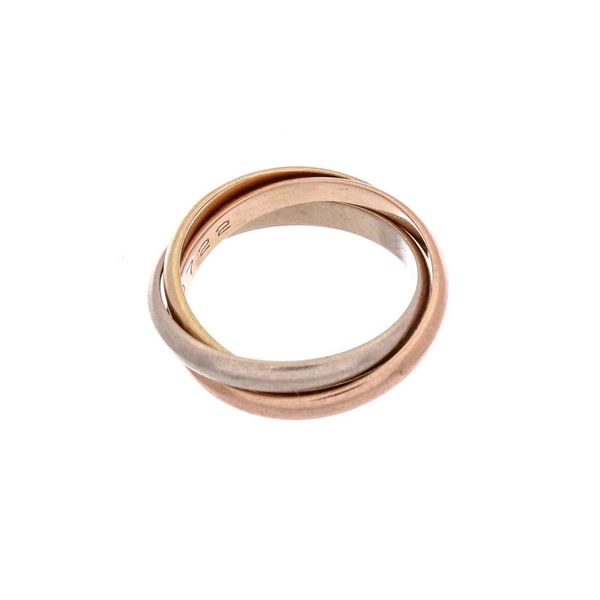 Cartier 18K Gold Extra Small Trinity Ring 49