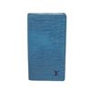 Image 1 : Louis Vuitton Blue Epi Leather Long Card Wallet