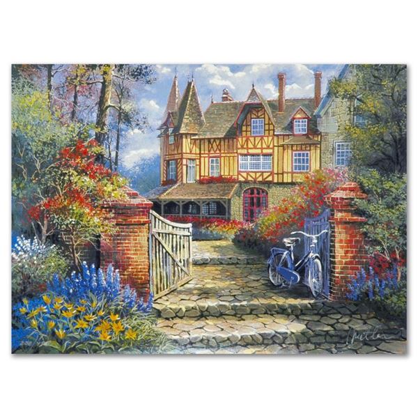 Anatoly Metlan, "Castle in the Woods" Limited Edition Lithograph, Numbered and H