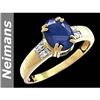 Image 1 : Gem 1.25 ct Certified Ruby & Sapphire Ring 14kt Gold