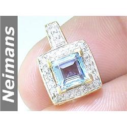 Antique 2.50 ct Certified Aquamarine & Diamond Ring 14k