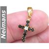 Image 1 : .25 ct Black & White Diamond Pendant 14kt Gold