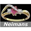 Image 1 : 1.00 ct Ruby, Sapphire & Diamond Ring 14kt Gold
