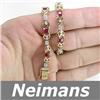 Image 1 : 4.50 ct Certified Ruby & Diamond Bracelet 14kt