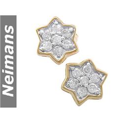 .25 ct Diamond Stud Earrings 14k Gold CERTIFIED