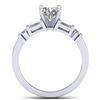 Image 3 : 1.69 ctw Certified VS/SI Diamond Solitaire Ring 14k White Gold - REF-343H6R