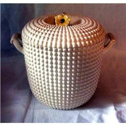 Made in Japan Cookie Jar Hobnail  #1606728