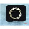 Image 1 : WELLS 14kt Gold Filled Circle Brooch Pin #1606914
