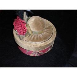 Vintage Hat Designed Sewing Box #1607175