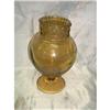 Image 1 : Vintage Amber Color Glass Vase #1607196