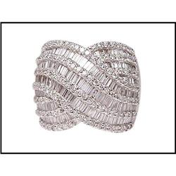 HUGE BAGUETTE DIAMOND RING (WAS $6300.) #1607262