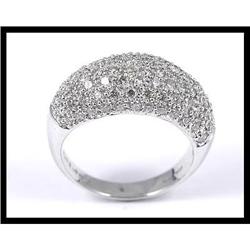 18K White Gold Diamond Ring #1607466