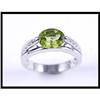 Image 1 : Adorable Green Peridot Diamond Ring #1607472