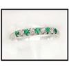 Image 1 : 18K GOLD EMERALD DIAMOND RING WAS $350 #1607499