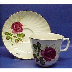 Ridgway Cup & Saucer Anniversary Rose #1607534