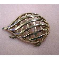 QUALITY OPEN WORK BROOCH - PORCUPINE #1607640