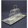 Image 1 : LOVELY SILVER PLATE TOAST STAND #1607649