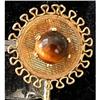 Image 1 : 10 KARAT GOLD AND TIGAREYE STICKPIN #1607845