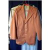 Image 1 : Vintage1978 Men's Orange Polyester Suit #1607892