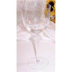 Cherub Roxanne Tall Water Goblet Lalique Glass #1607932