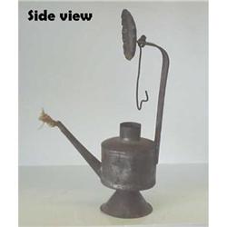 Early 19th Century Tin Lamp #1607937