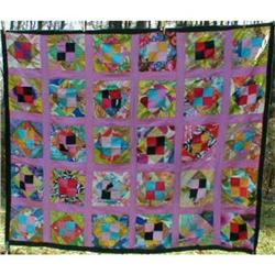 ANTIQUE 1930'S HAWAIIAN/JAPANESE  PATCHWORK #1607996