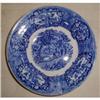 Image 1 : ANTIQUE FLOW BLUE ORIENTAL PATTERN BOWL BY #1607997