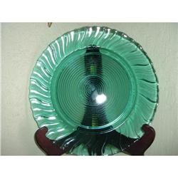 Depression Glass Swirl Pattern Charger #1608008