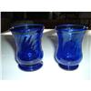 Image 1 : Blown Glass Cobalt Tumblers #1608023