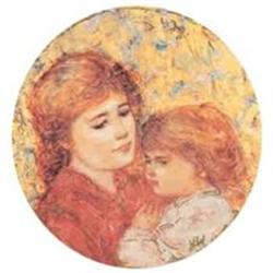 Edna Hibel Plate 1990  Compassion  Eroica #1608053