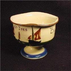 Torquay Ware Stemmed Sugar Bowl #1608240