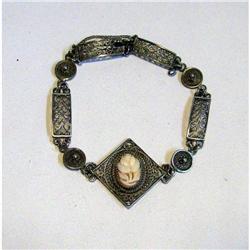 Vintage Shell Cameo Bracelet #1608242