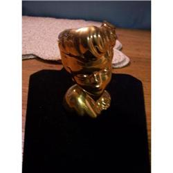 Lady Head Vase-Gold-USA #1608262