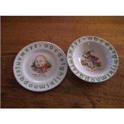 Wood & Sons -England Baby Plate and Bowl #1608270