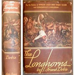 LONGHORNS Frank Dobie Hardcover w/ Dust Jacket #1608560